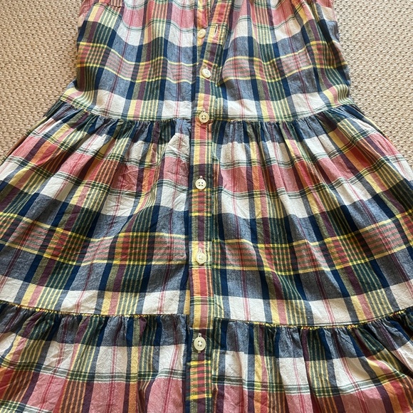 Polo Ralph Lauren Multicolor Plaid Shirt Dress - size 10 - Picture 4 of 7